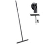 AKSA Home® Vloertrekker met Raamwisser - Douchewisser - Trekker Douche - RVS Vloerwisser - met Steel - Zwart