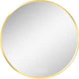 4goodz Ronde Spiegel 50 cm met Aluminium Frame - Goud
