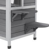 Houten Kattenhuis 78x55x91 cm Waterdicht