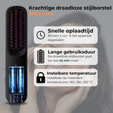 Elektrische Stijlborstel 2.0 - Warmteborstel - Haarborstel - Stijltang - Draadloos - 2024 Model