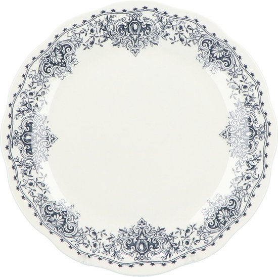 Serviesset Cottage 6 persoons - Klassiek Servies Porselein 18-delig