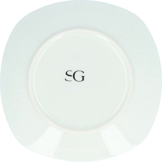 4goodz set 18 delig servies porselein Plaza wit