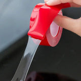 24ME® 4.5 Meter Dubbelzijdig Montagetape - Incl. Bewaar Etui - Sterke Hechting - Transparant - Nano tape