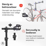 4toolz® Fiets Reparatie Beugel voor wand of werkbank - fiets montagestandaard 360⁰ Verstelbaar