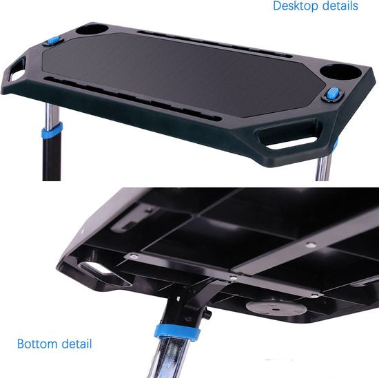 4toolz® Fietstrainer Tafel - Laptop tafel voor fietstrainer - Stabureau In hoogte verstelbaar