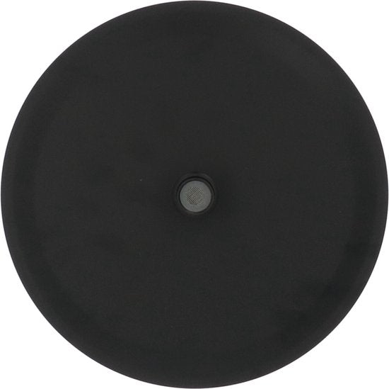 Luzzo® Regendouchekop Ø25 cm - Universele extra Platte Hoofddouche Rond RVS - Zwart