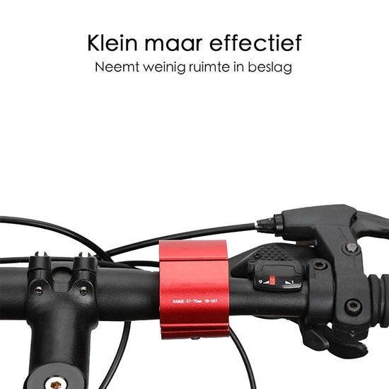 Telefoonhouder Fiets - Rood - Universeel - Telefoonklem - Houder voor Telefoon - GSM houder Fiets - Stuurbevestiging Telefoon - Universeel - Fiets Telefoon Houder