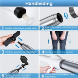 AKSA Home® WC Ontstopper - Gootsteenontstopper - Toilet Ontstopper - Ontstoppingsveer - Rioolontstopper - Wit