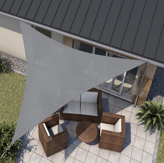 HanSe® Schaduwdoek Driehoek Gelijkbenig Waterafstotend 3x4x4 m