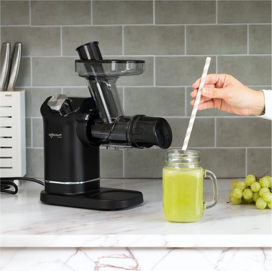 Safecourt Kitchen Slowjuicer - Juicer - Groenten en Fruitpers - BPA-vrij - 700ml - Zwart