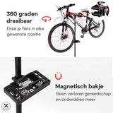 4toolz® Stevige Fiets Reparatiestandaard - 30kg max - Zwart