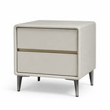 Modern Nachtkastje met 2 Lades – Stijlvol Design Nachtkastje voor Slaapkamer – Houten Lades – Stevige Poten – Tijdloos & Praktisch