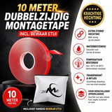 24ME® Dubbelzijdig Montage Tape Etui - 1mm - Transparant - Nano tape - Acrylic VHB