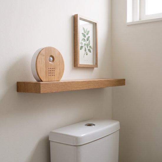 Fidali Vogelhuisje met geluid - bewegingssensor - Vogelgeluiden Huisje Voor op Toilet - vogelgeluiden