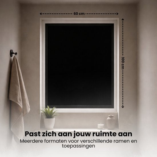 Verduisteringsfolie - Zwart - Raamfolie verduisterend