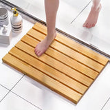 Badmat - Bamboe - Douchemat antislip - Voor in douche of bad - Houten - Douchemat - Badkamer mat - Saunamat