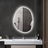 4goodz Asymmetrische Badkamerspiegel met LED-verlichting 70x50 cm