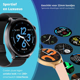 Nexvex® Ultra 2X Smartwatch - Sporthorloge met Belfunctie - Bloeddrukmeter - Stappenteller - Hartslagmeter - Bluetooth Activity Tracker - Android, iOS - 1.46 Inch - Zwart - Siliconen