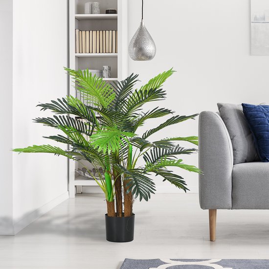 4goodz Kunstplant Plant Kunstpalm, 100 cm met 27 Takken