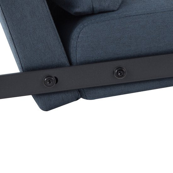 Zitbank voor 2 Personen - Blauw - 125 x 80 x 77 cm - Loveseat - Stijlvol en Comfortabel voor Elk Interieur