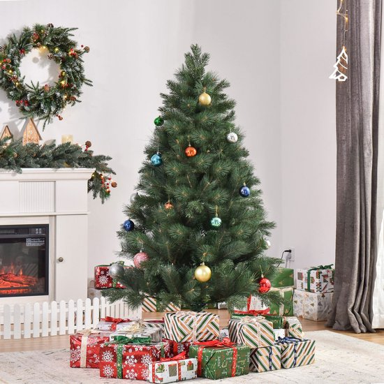 Kunstkerstboom met realistische naalden Ø90 - 180 cm - Groen