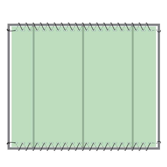 Hanse® Tuinscherm privacy scherm - mtr lang, hoog - groen