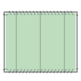 Hanse® Tuinscherm privacy scherm - mtr lang, hoog - groen
