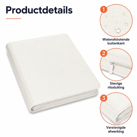 Toploader Binder - 252 Speelkaarten - Verzamelmap voor 3 4 inch Toploaders - Kaartenmap - 9 Pocket