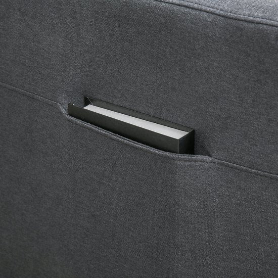 Elektrische Relax fauteuil met opstahulp en ligfunctie - Grijs