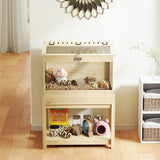 2-Etagen Hamsterkooi met Opklapbaar Deksel - 50x83x103 cm