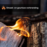 GrillKing Houtwol Aanmaakkrullen Premium - Ca. 840 stuks 10kg Voordeeldoos - Aanmaakwokkels -lange brandduur - BBQ & Haard