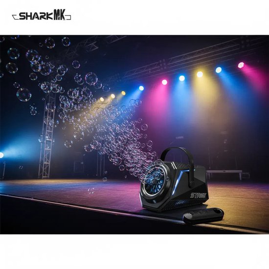 Professionele Bellenmachine met LED-Licht & Afstandsbediening – Krachtige Bubbelmachine voor Feest, Party, DJ, Bruiloft & Evenementen