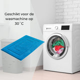 AKSA Home® Badmat 50x80 cm - Douchemat antislip - Badmat antislip - Badkamermat - Vloerkleed - Lichtblauw