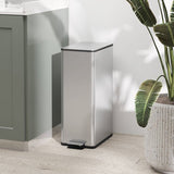 Pedaalemmer Prullenbak 20 Liter met Soft-Close Deksel - Geurfilter - Vingerafdruk-bestendig - RVS