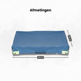 Aanhangwagen Afdekhoes - 258 x 138 x 5 cm - Blauw - Aanhangerzeil met Elastisch Koord - Waterafstotend - Aanhangwagnet