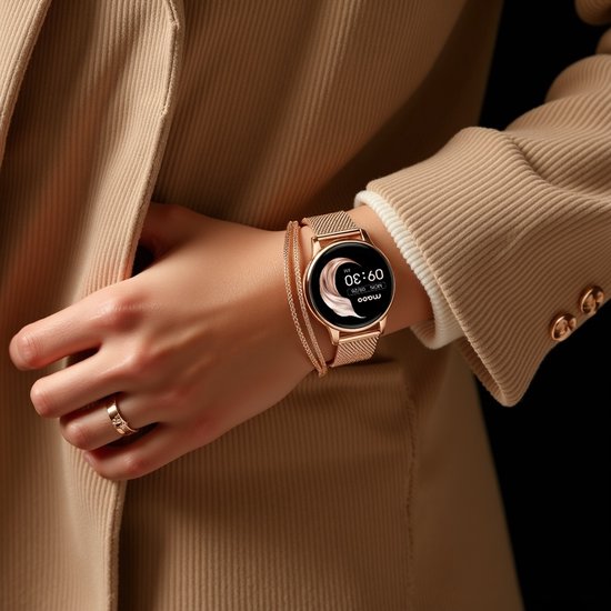 Maoo Ventura - Premium AMOLED Smartwatch Dames