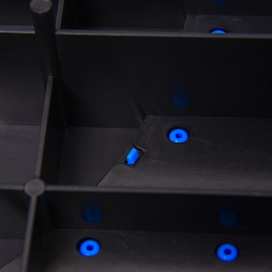 3 hoogtes verstelbare anti-slip aerobic Stepbank - tot 150 kg - Blauw