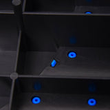 3 hoogtes verstelbare anti-slip aerobic Stepbank - tot 150 kg - Blauw