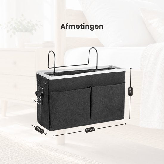 Bedside Pocket - Bed Opbergzak - Katoen
