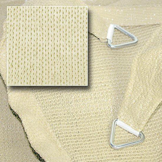 HanSe® Schaduwdoek Rechthoek Waterdoorlatend 3x5 m Zonnedoek