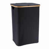 Bamboe Wasmand met Deksel - 30x40x60