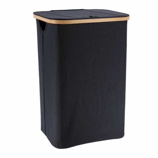 Bamboe Wasmand met Deksel - 30x40x60