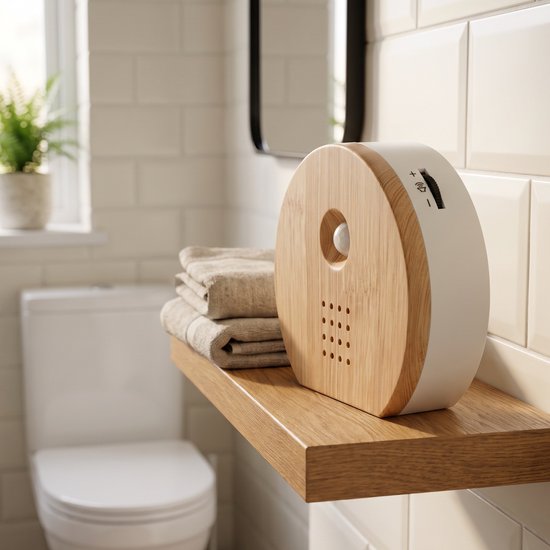 Fidali Vogelhuisje met geluid - bewegingssensor - Vogelgeluiden Huisje Voor op Toilet - vogelgeluiden