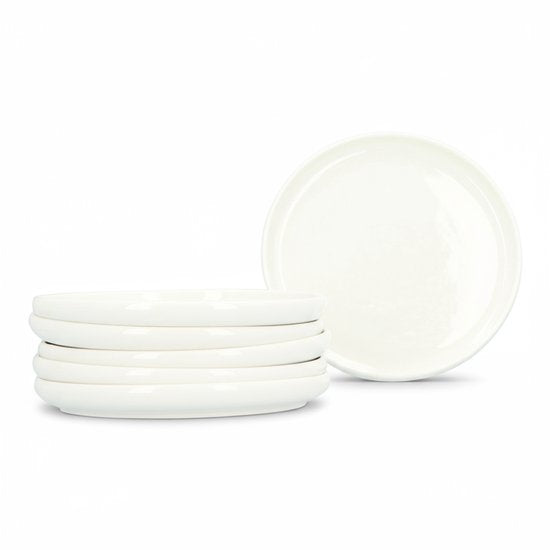 Serviesset Nora 18 delig - 6 persoons servies porselein - Wit