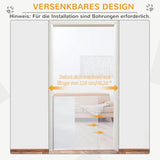 4goodz Uitschuifbaar Traphek 115x82,5 cm voor Huisdieren - Wit