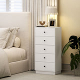 4goodz Ladenkast met 5 Laden 29 47 x 95 cm - Wit