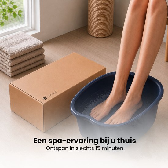 Voetbad Massage - Voetenbad - Voet Spa - Voetverzorging Bad - Ontspannend Voetenbad - 37 33 15