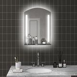 Badkamerspiegel 50x70 cm met Verlichting en Planchet