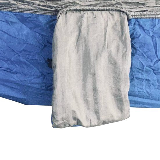 4gardenz® Outdoor Hangmat – Parachutestof – 270 cm – Compact & Sterk - Blauw