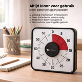 Leerklok - Aftelklok Kookwekker - Leer